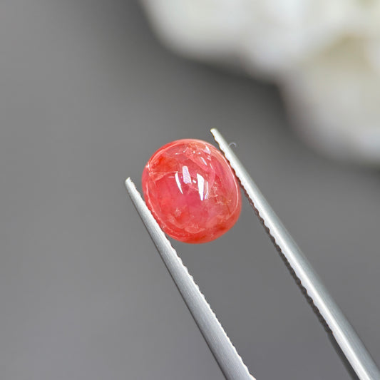 3,49ct Natural Orange Cacbochon Sapphire Viet Nam. No Treatment Sapphire Luc Yen.