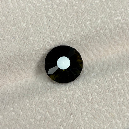 2,61ct Natural Dak Green Tourmaline Vietnam. Round Shape. No Treatment, No Heat Tourmaline Luc Yen.