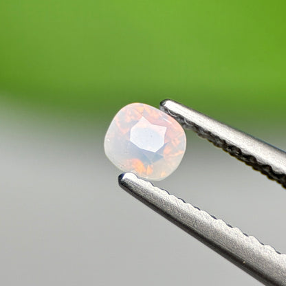 0.33 ct Natural White Milky Sapphire Vietnam. Cushion Shape.