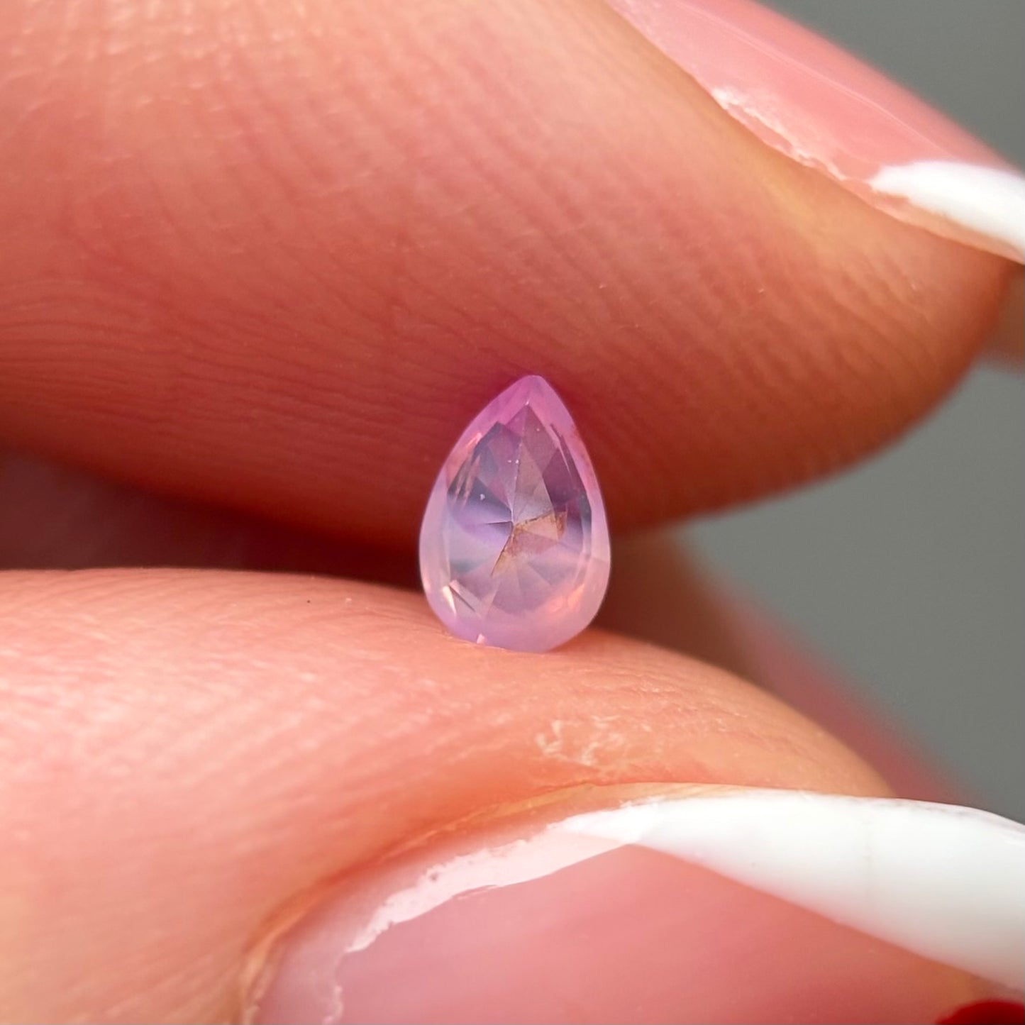 0.26ct Natural Milky Padparadscha Sapphire Vietnam