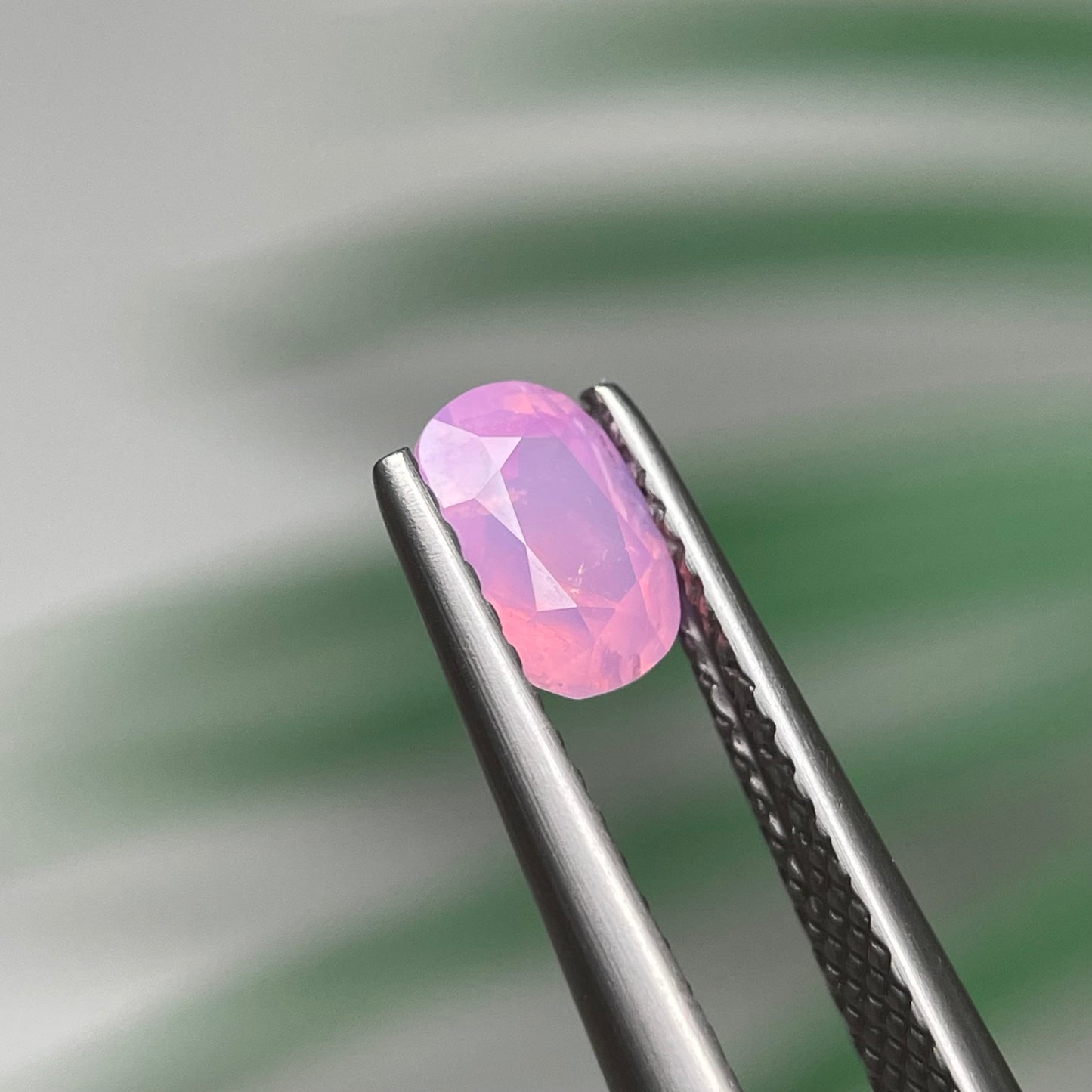 0.85ct Natural Milky Padparadscha Sapphire Vietnam