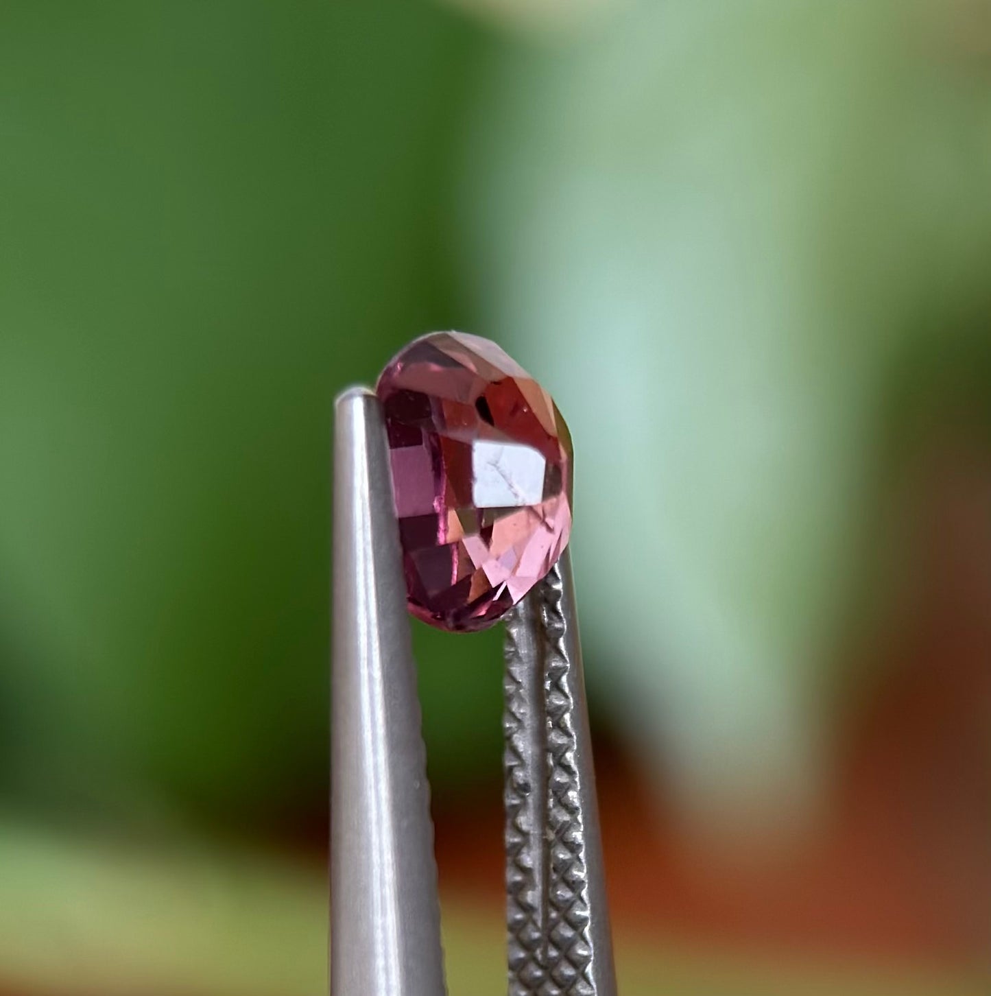 1.23ct Natural Pink Spinel Vietnam. Cushion Shape.