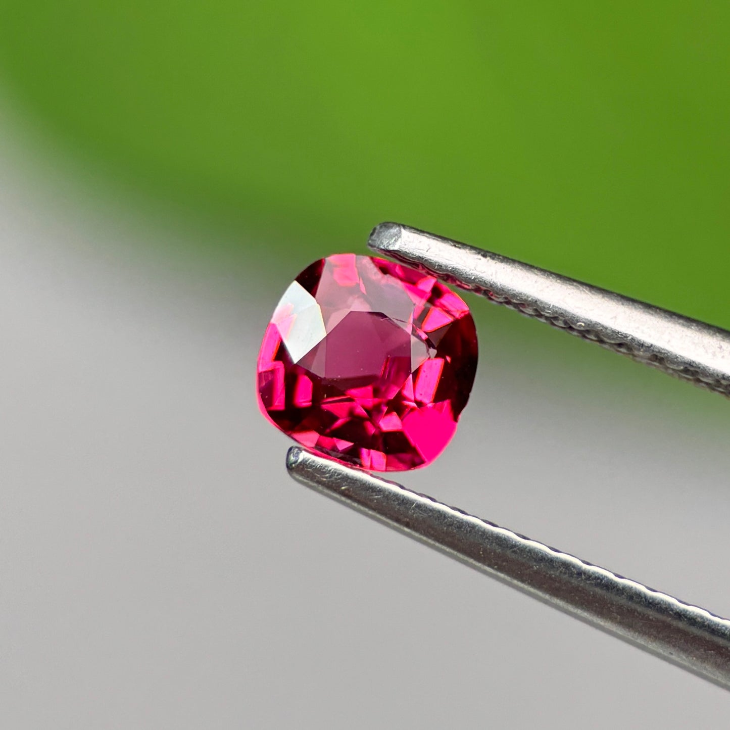 0.58 ct Natural Brownish Red Spinel Vietnam. Cushion Shape. No Treatment.
