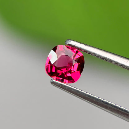 0.58 ct Natural Brownish Red Spinel Vietnam. Cushion Shape. No Treatment.
