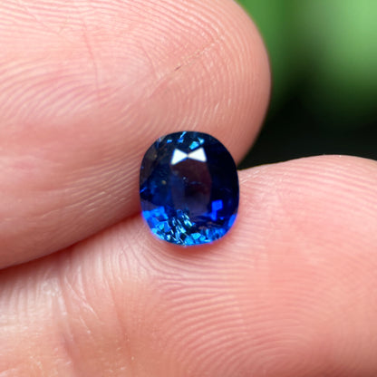 1,11ct Natural Blue Sapphire Vietnam. Cushion Shape. No Treatment Sapphire Luc Yen.