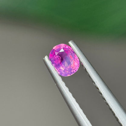 0.28 ct Natural Pink Milky Sapphire Vietnam. Cushion Shape. No Treatment.