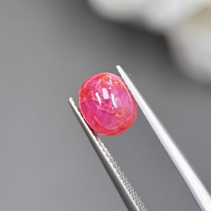 3,49ct Natural Orange Cacbochon Sapphire Viet Nam. No Treatment Sapphire Luc Yen.