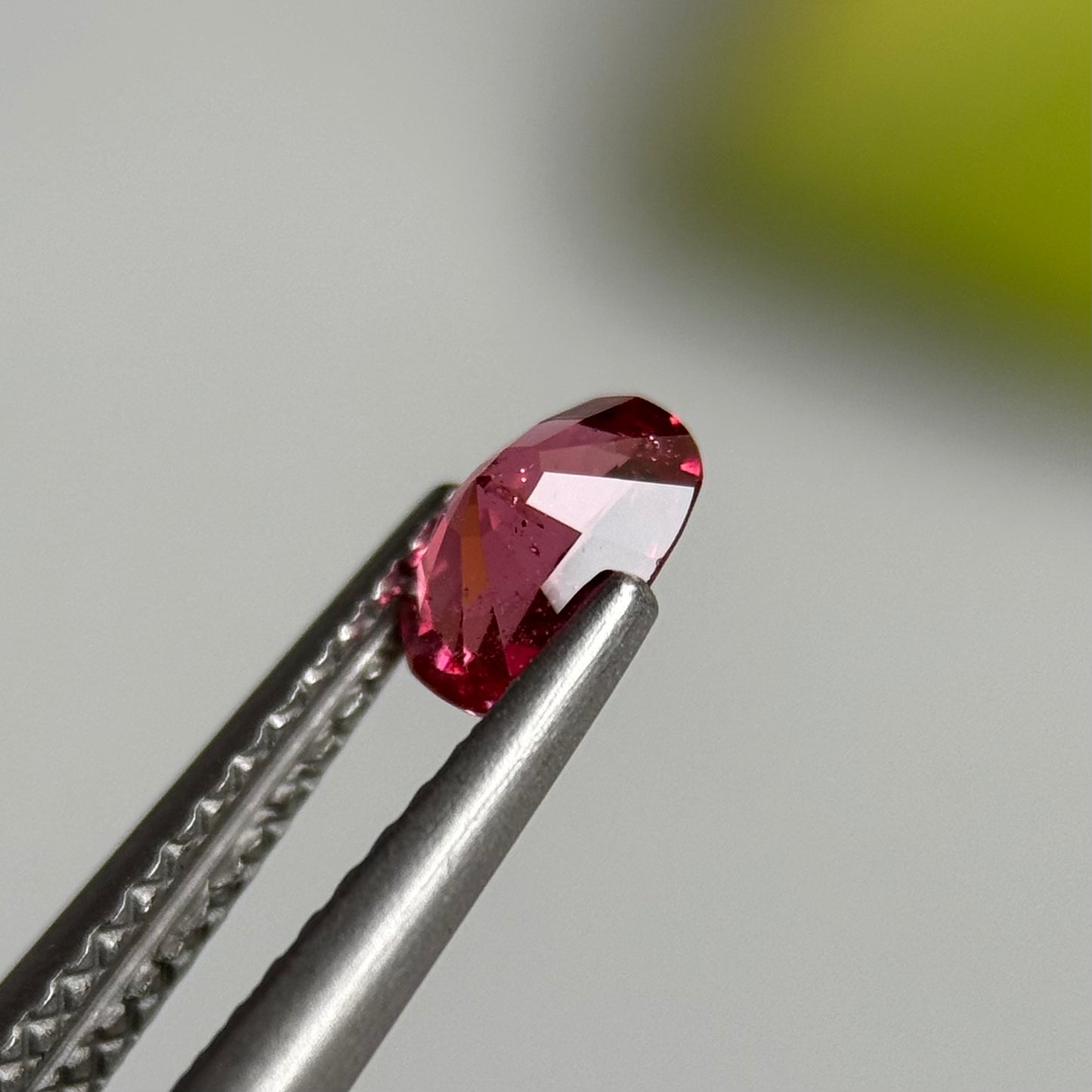 0.51 ct Natural Orangish Red Spinel Vietnam. Cushion Shape.