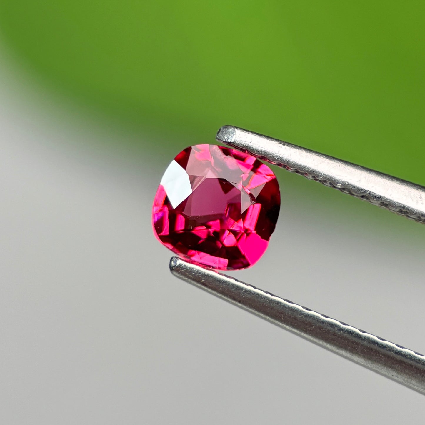 0.58 ct Natural Brownish Red Spinel Vietnam. Cushion Shape. No Treatment.