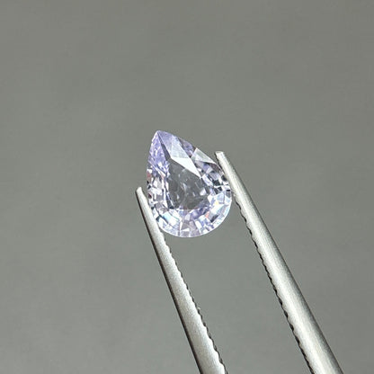 0,76ct Natural White Spinel Viet Nam. Pear Shape. No Treatment Spinel Luc Yen.