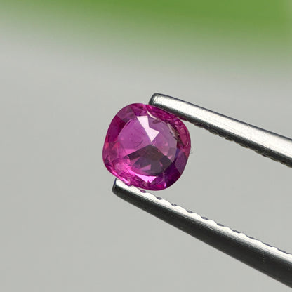 0.37 ct Natural Pink Milky Sapphire Vietnam. Cushion Shape.