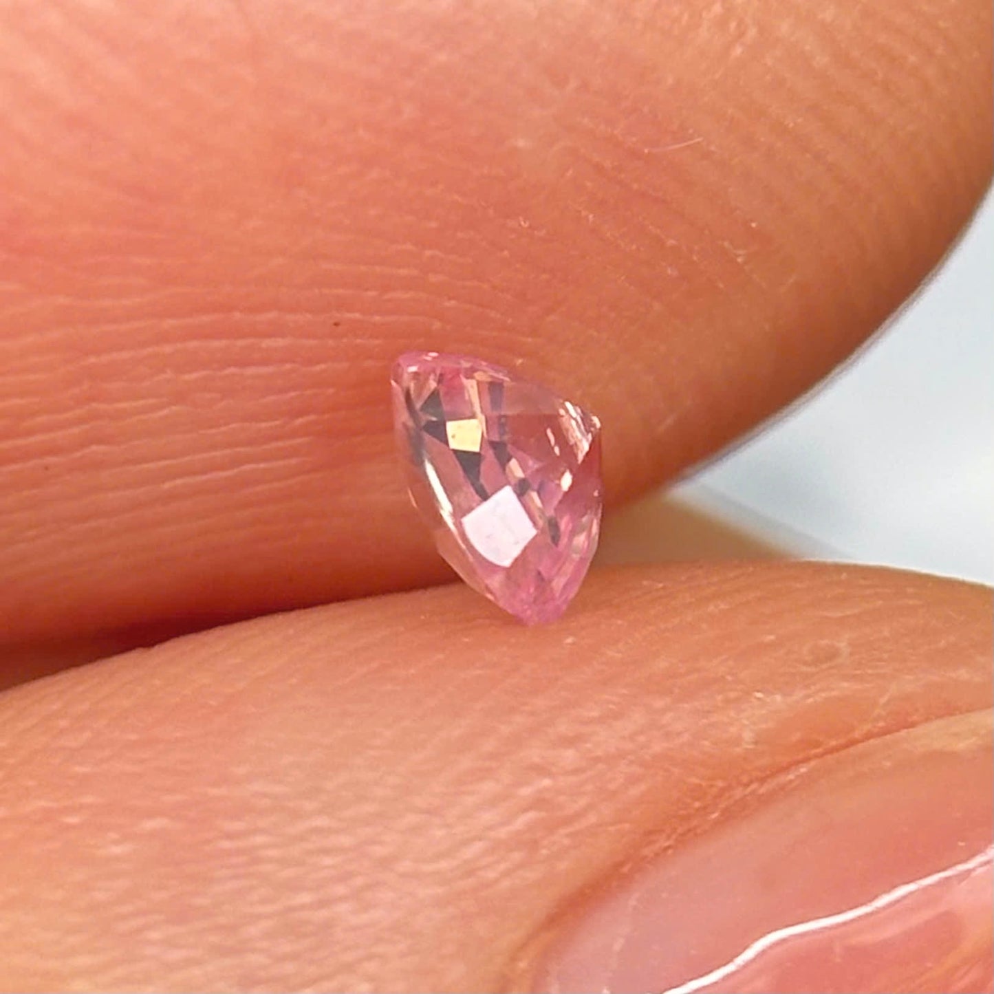 0.36ct Natural Milky Light Pink Sapphire Vietnam