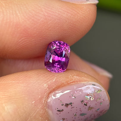 1.20 ct Natural Purple Milky Sapphire Vietnam