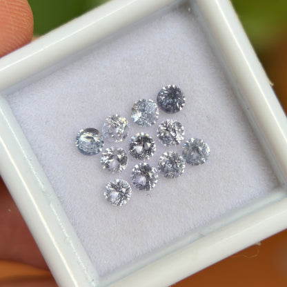 1.39 ct / 11Pcs Natural Spinel Vietnam, Round Shape, No Treament.