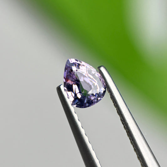 0.48 ct Natural Lite Purple Spinel Vietnam. Pear Shape.