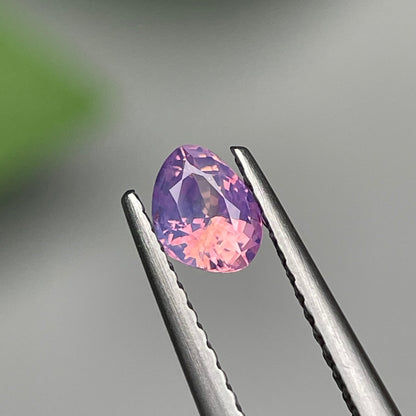 0.49ct Natural Orangish Purple Milky Sapphire Vietnam