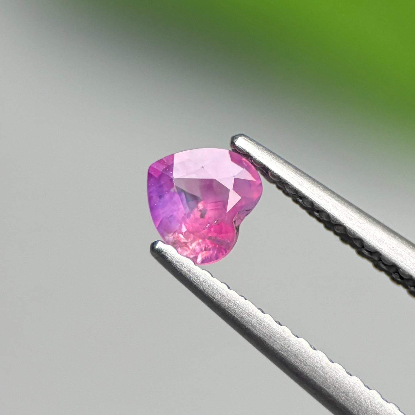 0.39ct Natural Pink Milky Sapphire Vietnam. Heart Shape. No Treatment