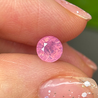 0.86ct Natural Pink Milky Sapphire Vietnam.