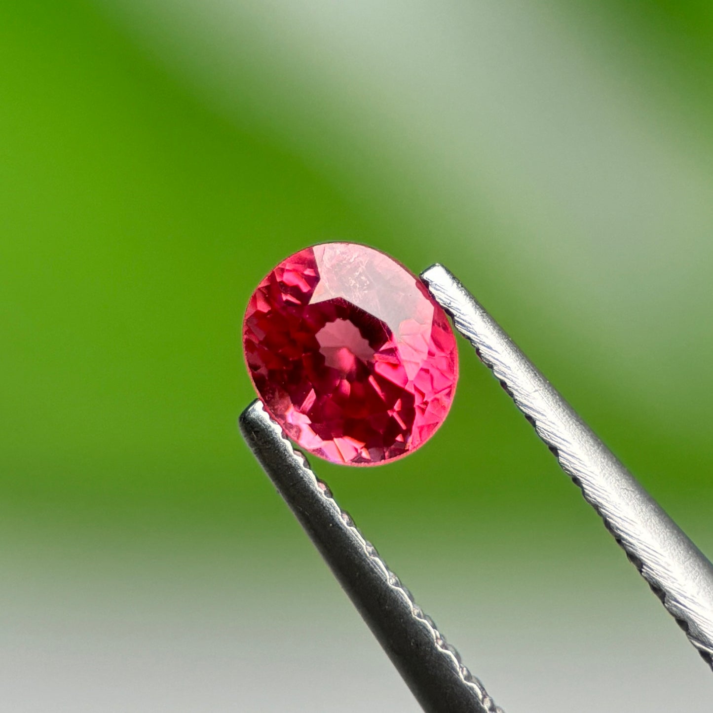 0.58 ct Natural Brownish Red Spinel Vietnam. Oval Shape. No Treatment.