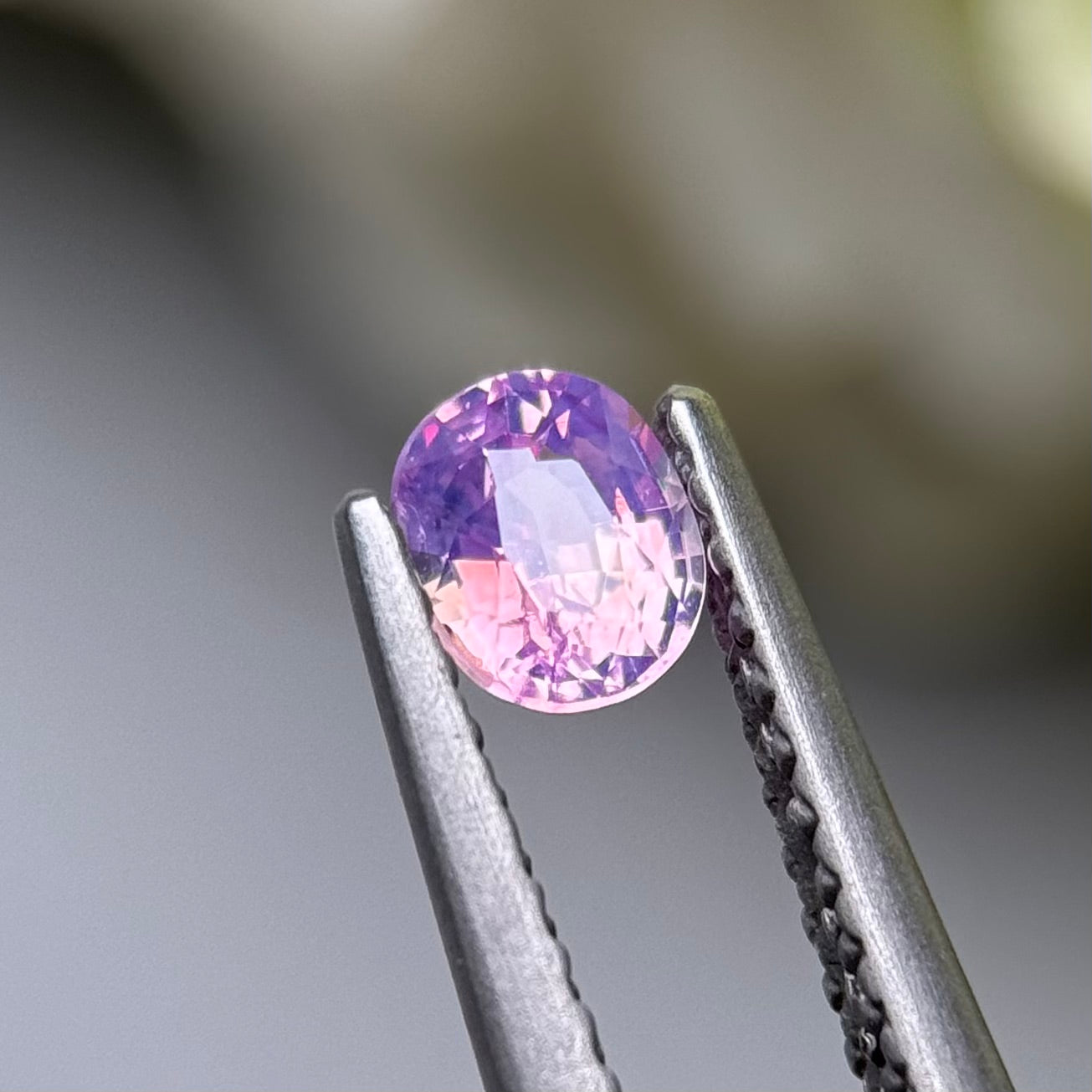 0.41ct Natural Pinkish Purple Milky Sapphire Vietnam.