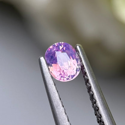 0.41ct Natural Pinkish Purple Milky Sapphire Vietnam.