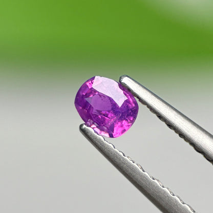 0.28 ct Natural Purple Sapphire Vietnam. Cushion Shape.