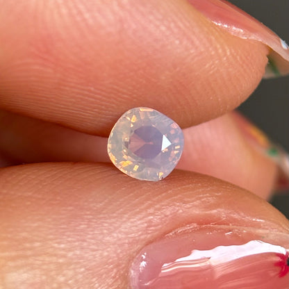 0.57ct Natural White Milky Sapphire Vietnam.