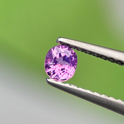 0.24 ct Natural Purple Sapphire Vietnam. Cushion Shape. No Treatment.