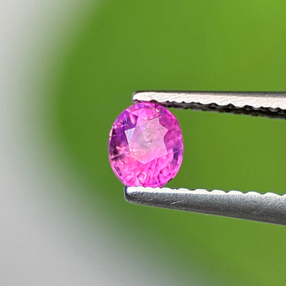 0.39 ct Natural Purple Milky Sapphire Vietnam. Cushion Shape. No Treatment