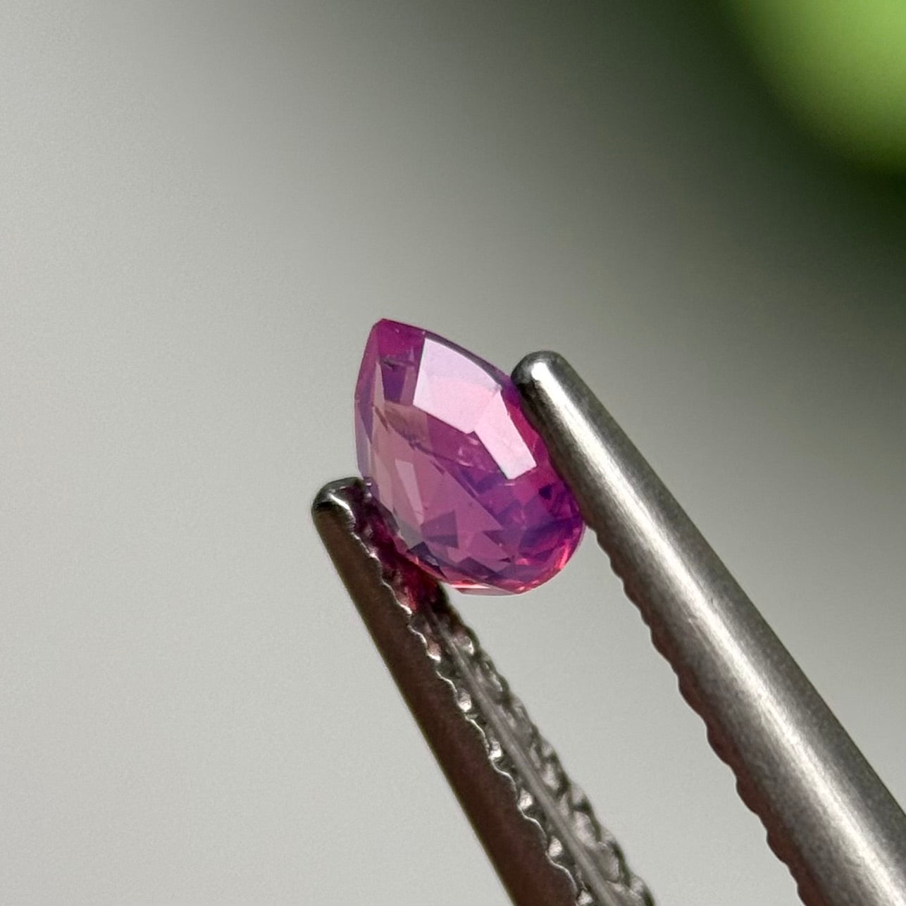 0.34ct Natural Purplish Pink Milky Sapphire Vietnam.