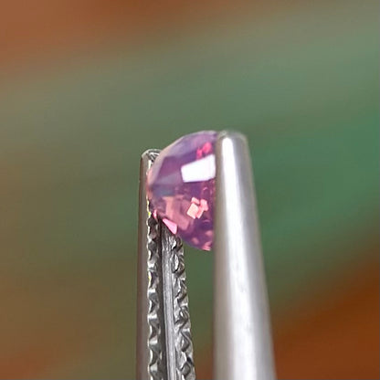 0.33 ct Natural Pink Sapphire Vietnam. Triangle Shape. No Treatment.
