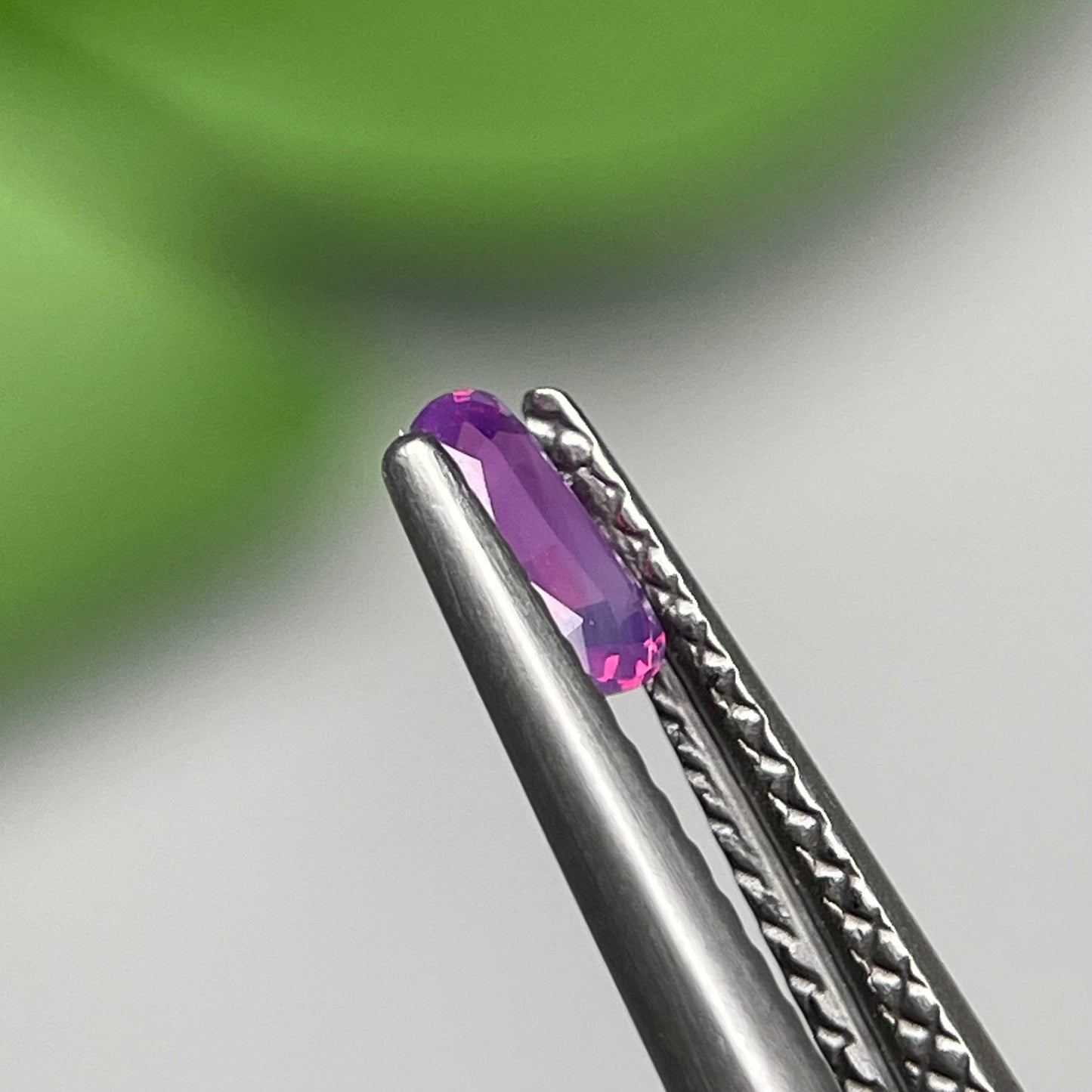 0.39ct Natural Pinkish Purple Milky Sapphire Vietnam