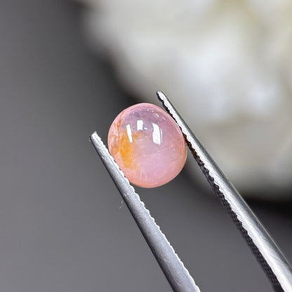 2,60ct Natural Orange Cacbochon Sapphire Viet Nam. No Treatment Sapphire Luc Yen.