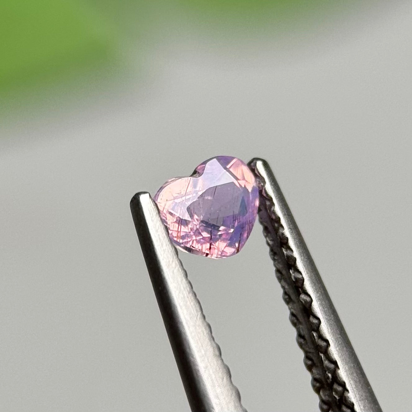 0.35ct Natural Purplish Pink Milky Sapphire Vietnam.