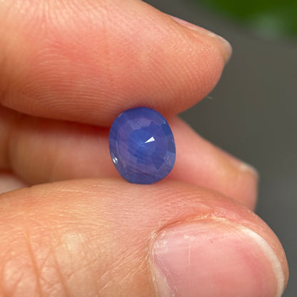 1.47ct Natural Blue Milky Sapphire Vietnam, No Treatment