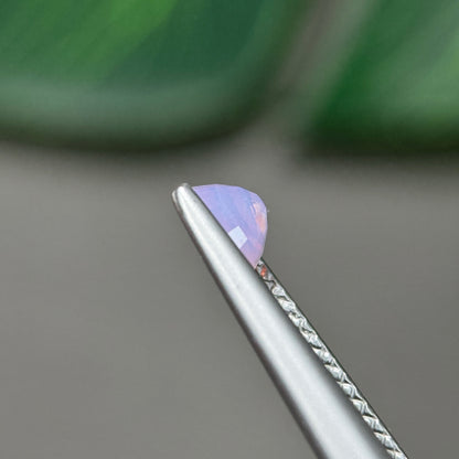 0.69 ct Natural Pink Milky Sapphire Vietnam. Cushion Shape. No Treatment.