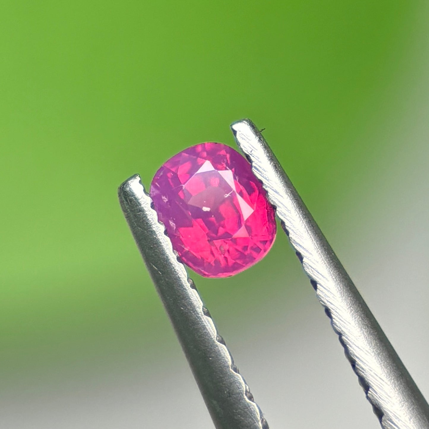 0,23ct Natural Pink Milky Sapphire Vietnam. Cushion Shape. No Treatment Milky Sapphire Luc Yen.