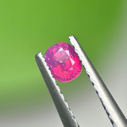 0,23ct Natural Pink Milky Sapphire Vietnam. Cushion Shape. No Treatment Milky Sapphire Luc Yen.