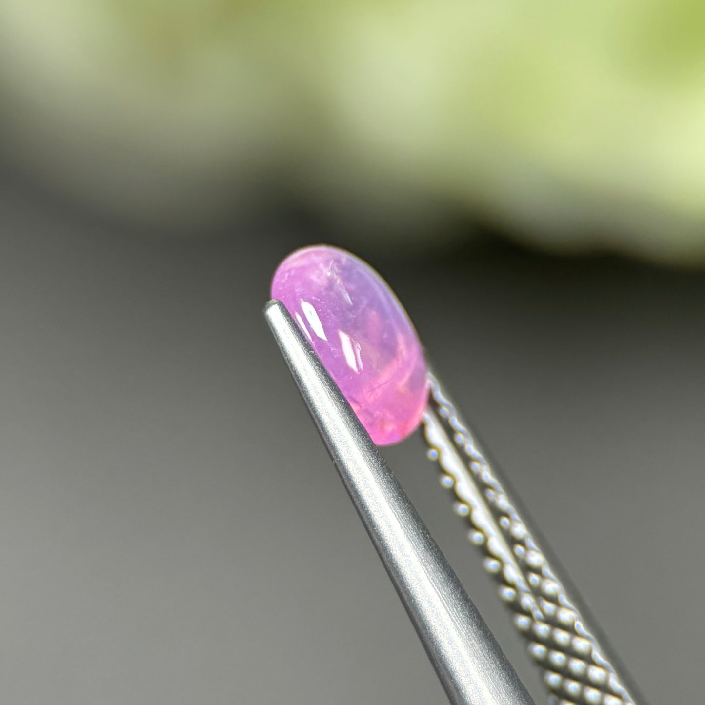 0.72ct Natural Pink Cacbochon Sapphire Viet Nam. No treatment.