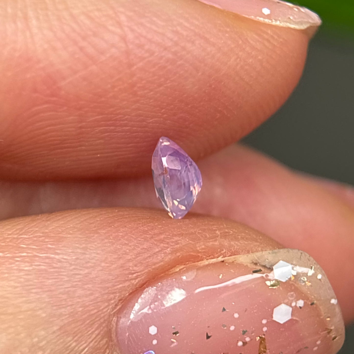 0.34ct Natural Pink Milky Sapphire Vietnam.