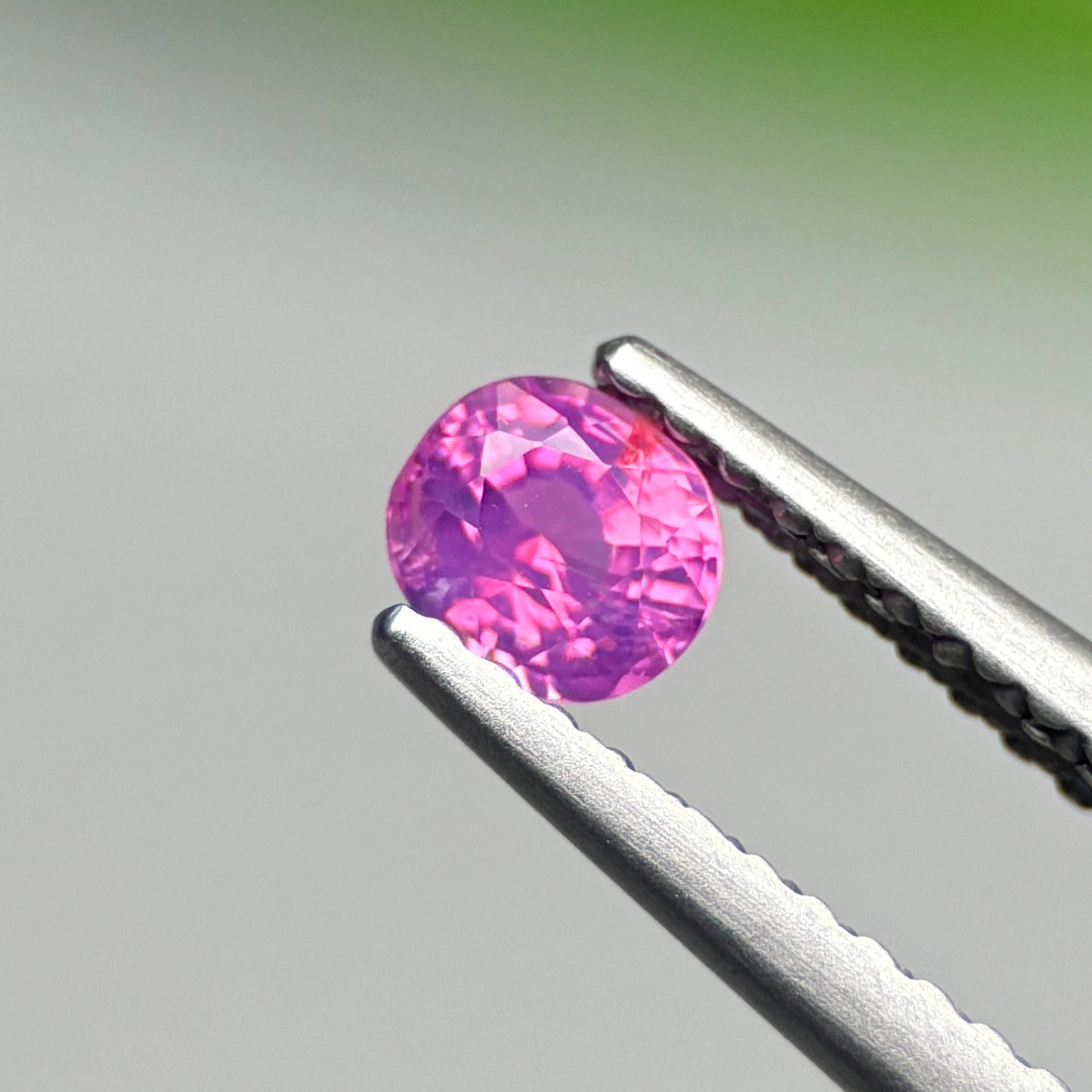 0.32 ct Natural Purplish Pink Sapphire Vietnam. Cushion Shape.