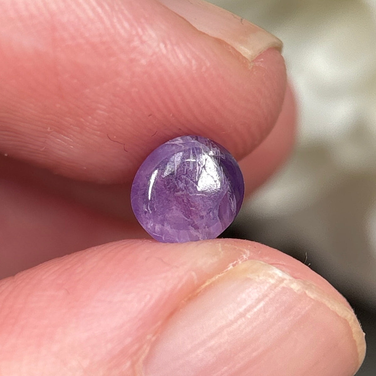 1,69ct Natural Purple Cacbochon Sapphire Viet Nam. No Treatment Sapphire Luc Yen.