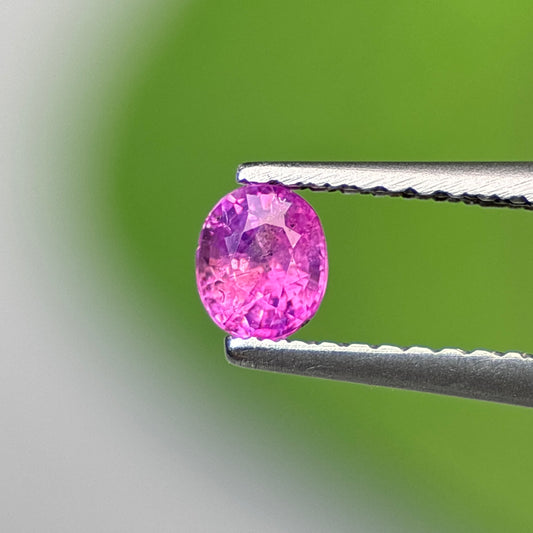 0.39 ct Natural Purple Milky Sapphire Vietnam. Cushion Shape. No Treatment
