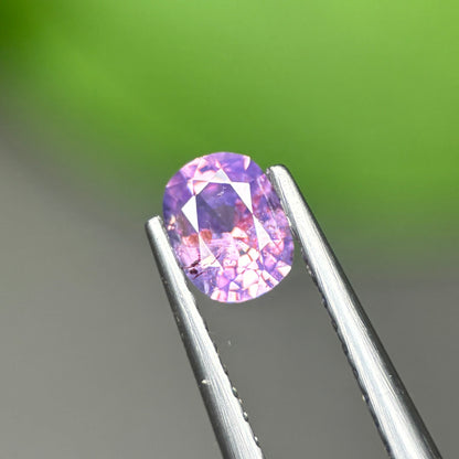0,44ct Natural Purple Sapphire Viet Nam. Cushion Shape. No Treatment Sapphire Luc Yen.