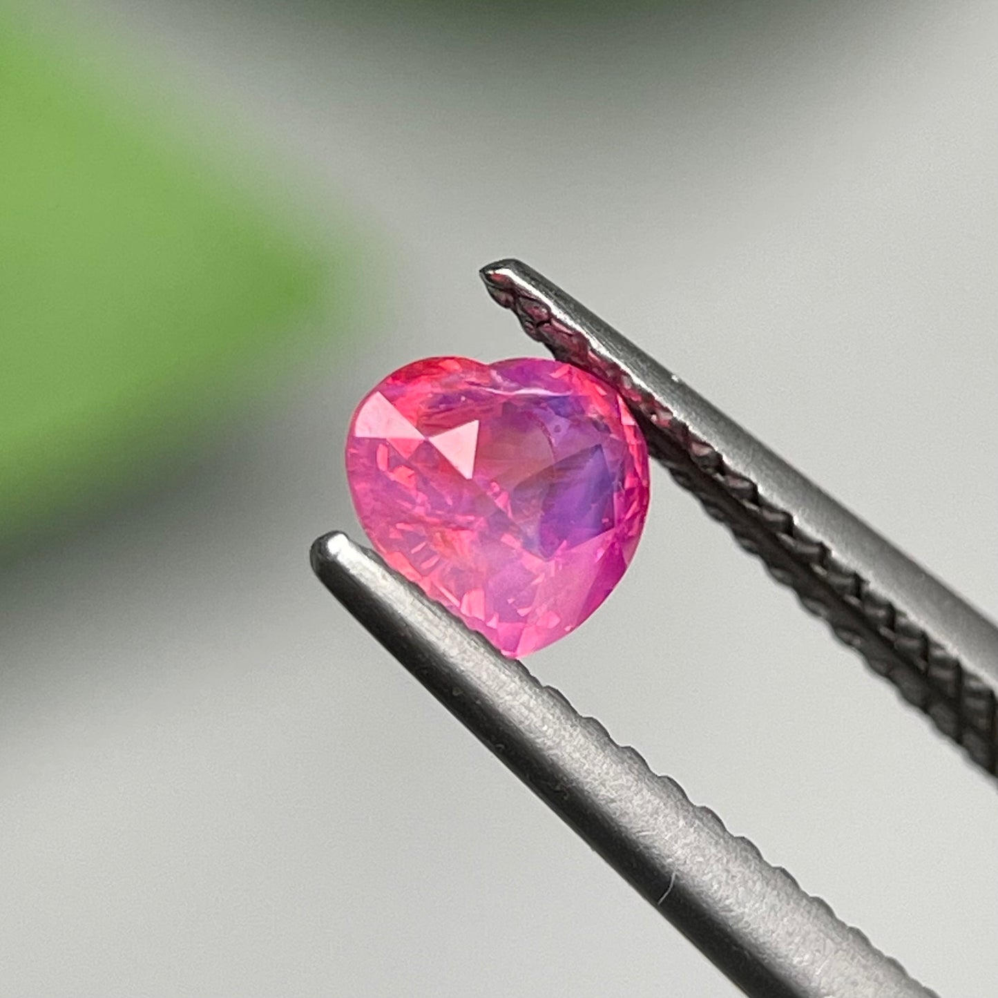 0.68ct Natural Padparadscha Milky Sapphire Vietnam