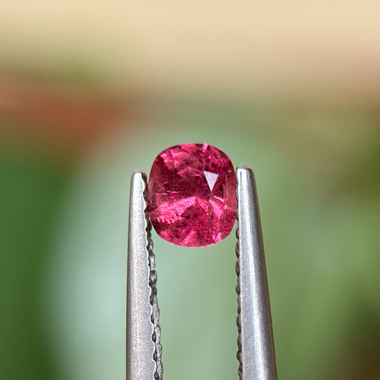 0.40ct Natural Pink Spinel Vietnam. Cushion Shape.