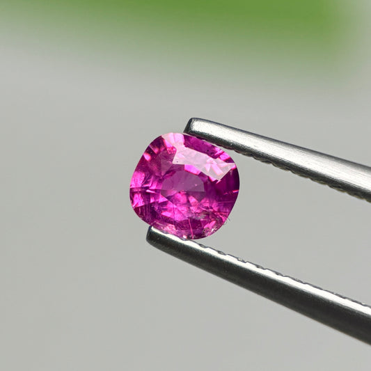 0.37 ct Natural Pink Milky Sapphire Vietnam. Cushion Shape.