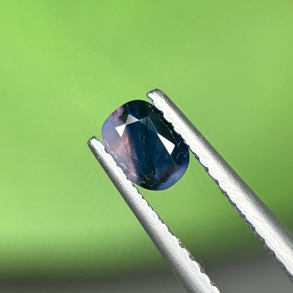 0,5 Natural Blue-White Milky Sapphire Vietnam. Cushion Shape. No Treatment Milky Sapphire Luc Yen.