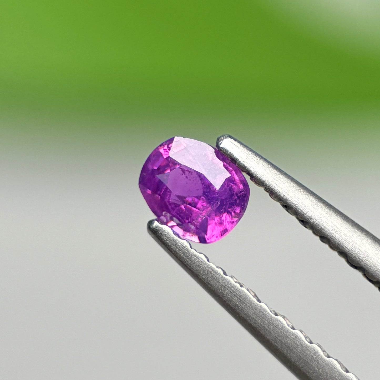 0.28 ct Natural Purple Sapphire Vietnam. Cushion Shape.