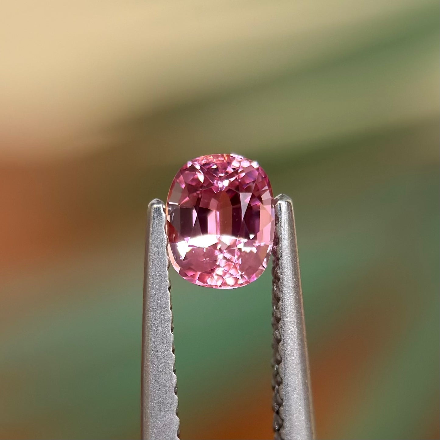 0.61 ct Natural Pink Spinel Vietnam. Cushion Shape. No Treatment.